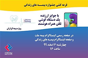 برگزاری قرعه‌کشی بهمن‌ماه جشنواره بیمه‌های زندگی بیمه ملت با جوایز ارزنده