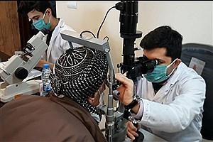 بیماران چشمی در بانه به صورت رایگان ویزیت شدند