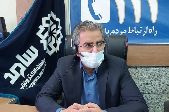 حضور رئیس سازمان صمت در مرکز سامانه ارتباط مردم و دولت استان یزد (سامد)