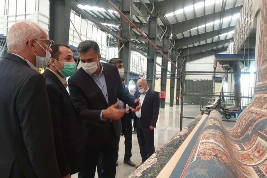 تصویر بازدید مدیرعامل بانک توسعه صادرات ایران از کارخانه اطلس ریس
