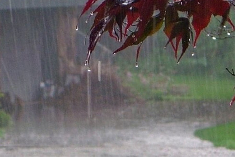 تصویر پیش بینی بارش باران در ۲۳ استان برای امروز
