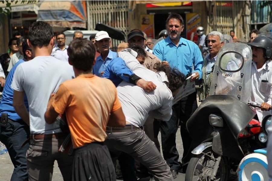 تصویر نزاع دسته جمعی دلیل دستگیری 8 نفر در لردگان