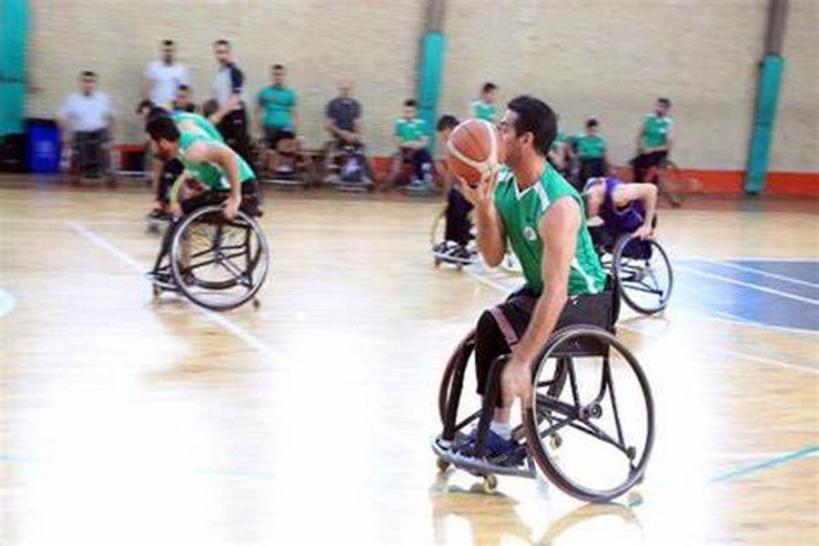 تصویر ملحق شدن لژیونرهای زنجانی از اردوی چهارم به تیم ملی بسکتبال با ویلچر