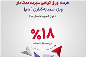 آغاز عرضه اوراق گواهی سپرده مدت‌دار ویژه سرمایه‌گذاری در بانک اقتصادنوین