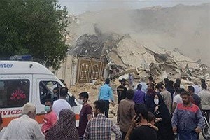 منزل مسکونی در جهرم منفجر شد