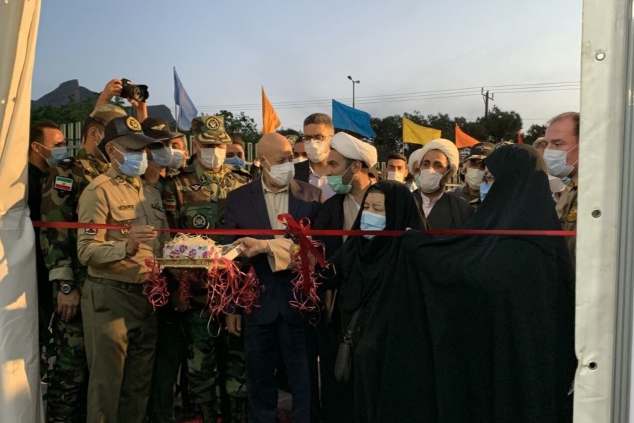 افتتاح بیمارستان صحرایی ۱۰۰ تخت‌‌خوابی ارتش در اصفهان