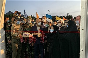 افتتاح بیمارستان صحرایی ۱۰۰ تخت‌‌خوابی ارتش در اصفهان