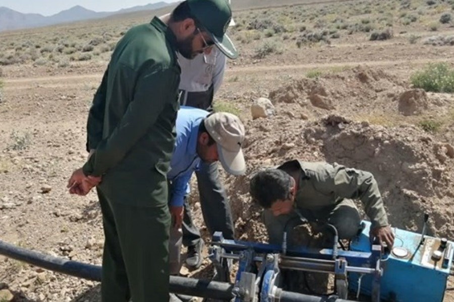 جهادگران مشکل آب آشامیدنی فاریاب را رفع کردند