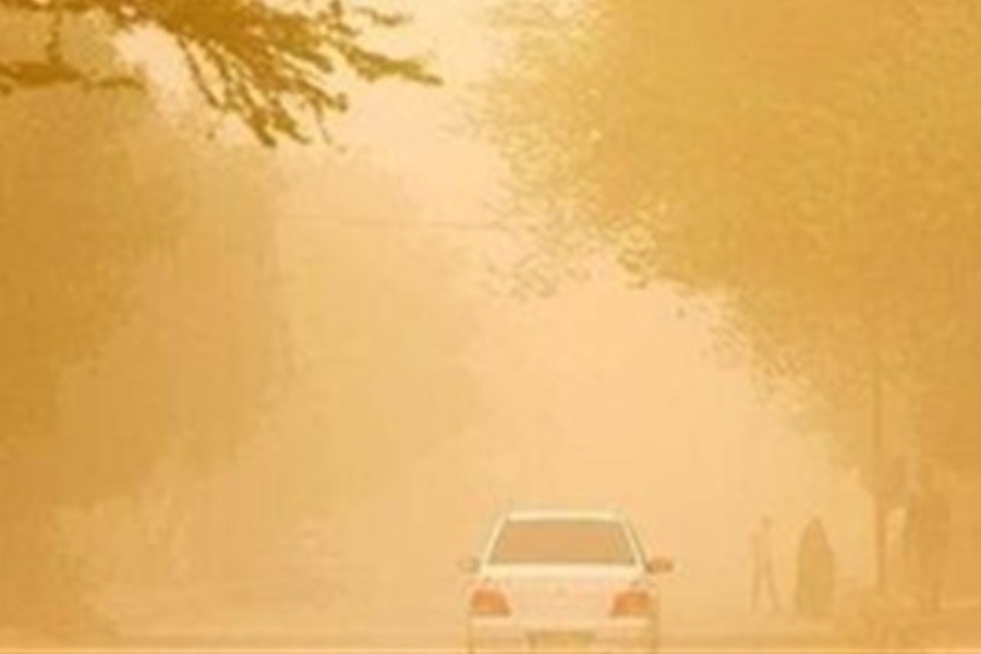 تصویر احتمال وقوع گرد و خاک در خوزستان