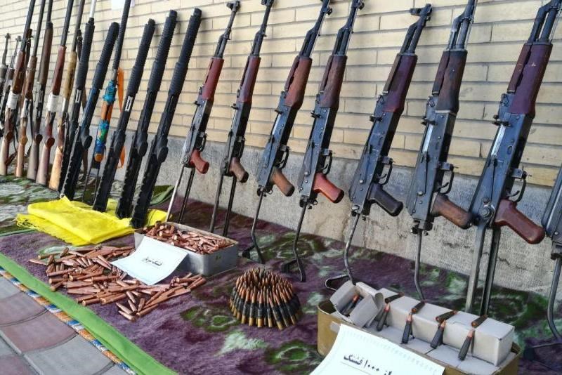 46 قبضه سلاح در کرمانشاه کشف شد