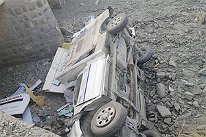 در اثر واژگونی آمبولانس بیمارستان بقیه الله بشاگرد 4 تن زخمی شدند
