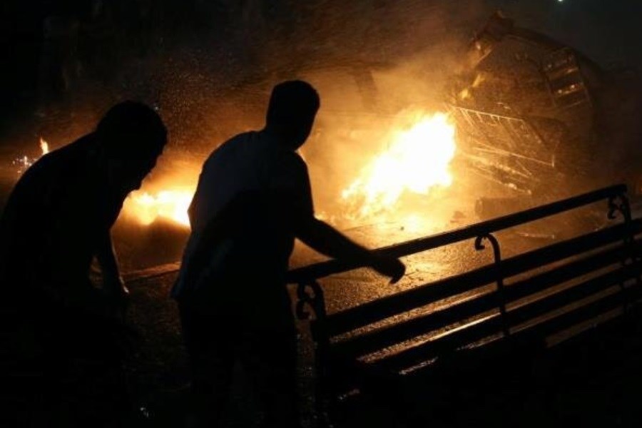 تصویر انفجار در کارخانه فولاد نطنز&#47;۳ نفر مصدوم شدند