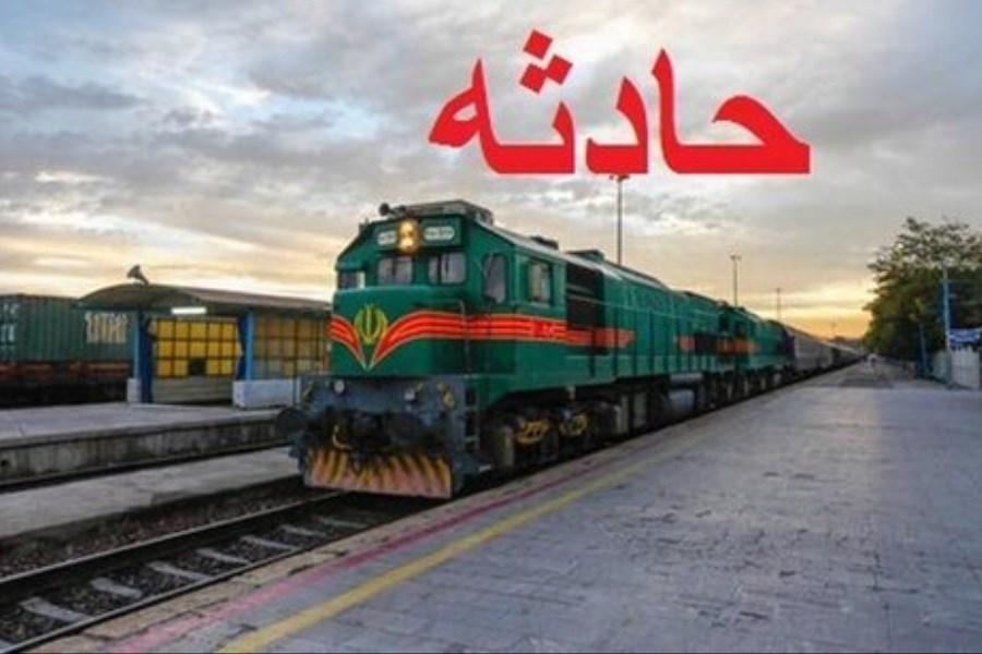 تصویر قطار مسافربری یزد به تهران آتش گرفت