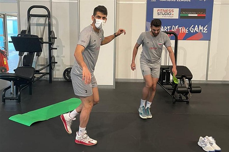 تصویر بازگشت عبادی پور و عابدینی به تمرینات تیم ملی والیبال
