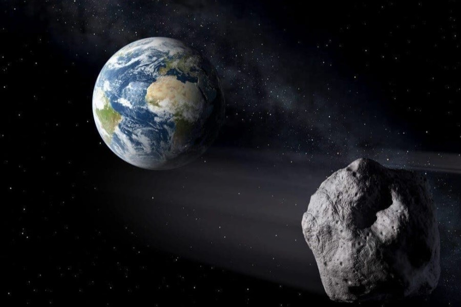 تصویر عبور سیارکی به بزرگی برج ایفل از کنار زمین