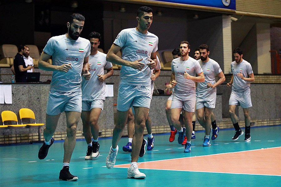 تصویر تیم والیبال ایران دوباره تست کرونا می دهند