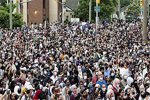 تجمع در کانادا برای اعلام همبستگی با مسلمانان