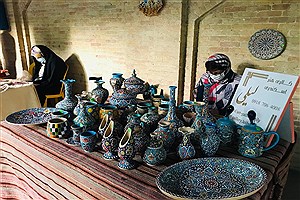 گشایش نمایشگاه صنایع دستی در باغ نظری همدان