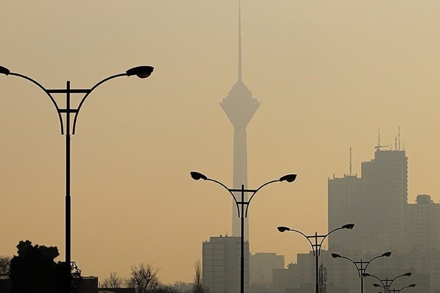هوای تهران در شرایط ناسالم برای گروه‌های حساس جامعه