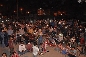 برگزاری جشن دهه کرامت در یکی از مناطق کم برخوردار یزد