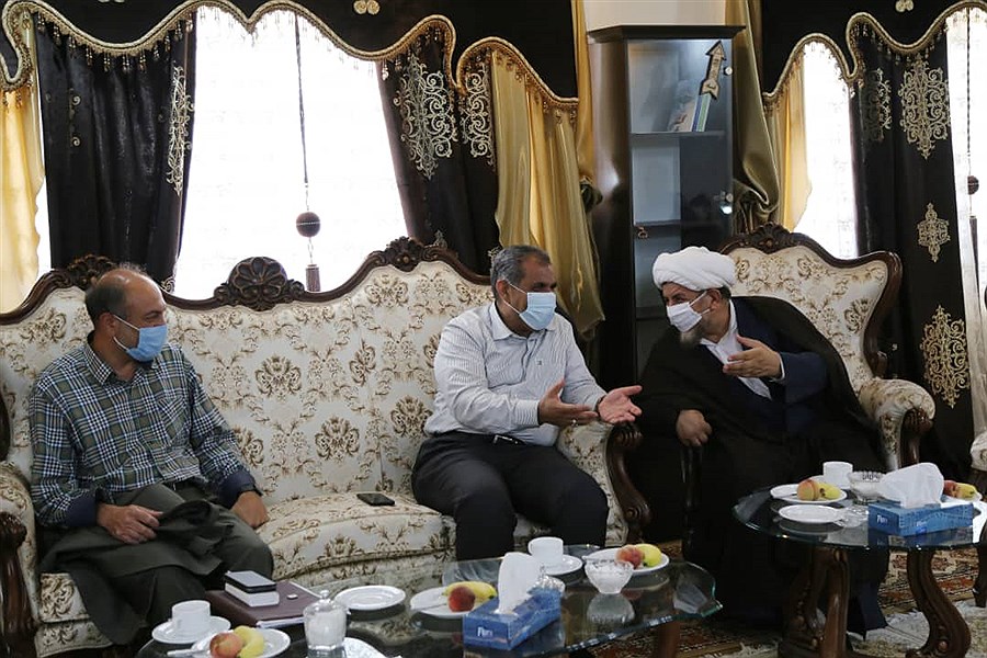 تصویر دیدار استاندار قزوین با رئیس کل دادگستری استان