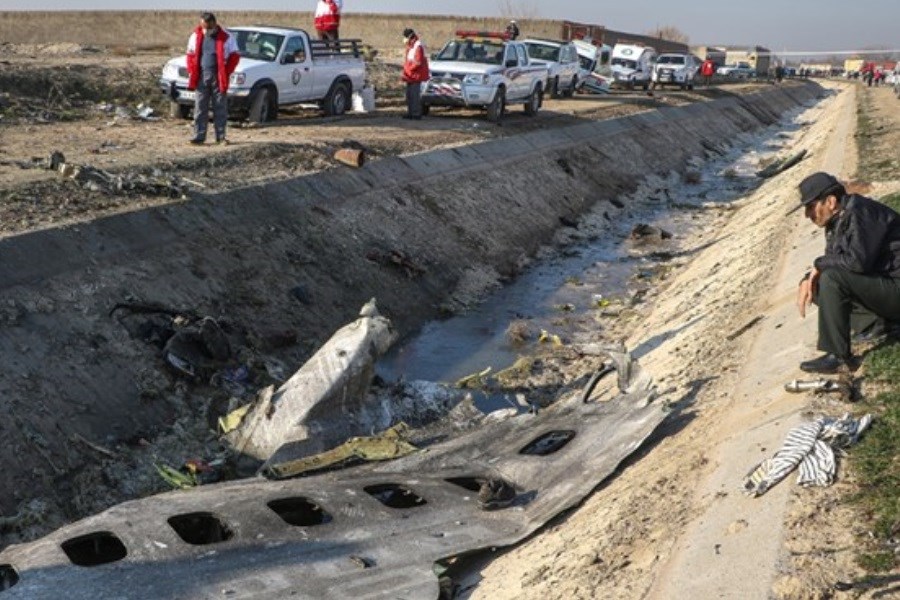 تصویر نظر تیم تحقیقات کانادا در خصوص سقوط هواپیمای اوکراینی