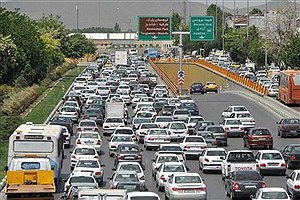 ترافیک نیمه سنگین در ورودی‌های مشهد