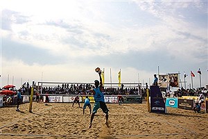 یک برد و یک باخت برای والیبال ساحلی ایران