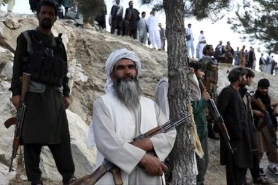 تصویر وضعیت پیشروی تصرف افغانستان توسط طالبان