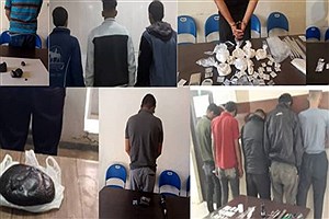 ۲۱ سارق و ۵ خرده‌‍‌فروش موادمخدر دستگیر شدند