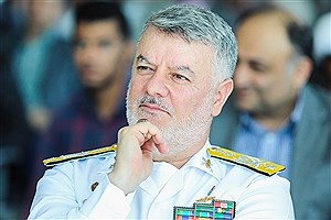 فرمانده نیروی دریایی ارتش ایران در رژه دریایی ارتش روسیه