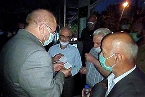 قالیباف سرزده از صف سالمندان متقاضی واکسن کرونا بازدیدکرد
