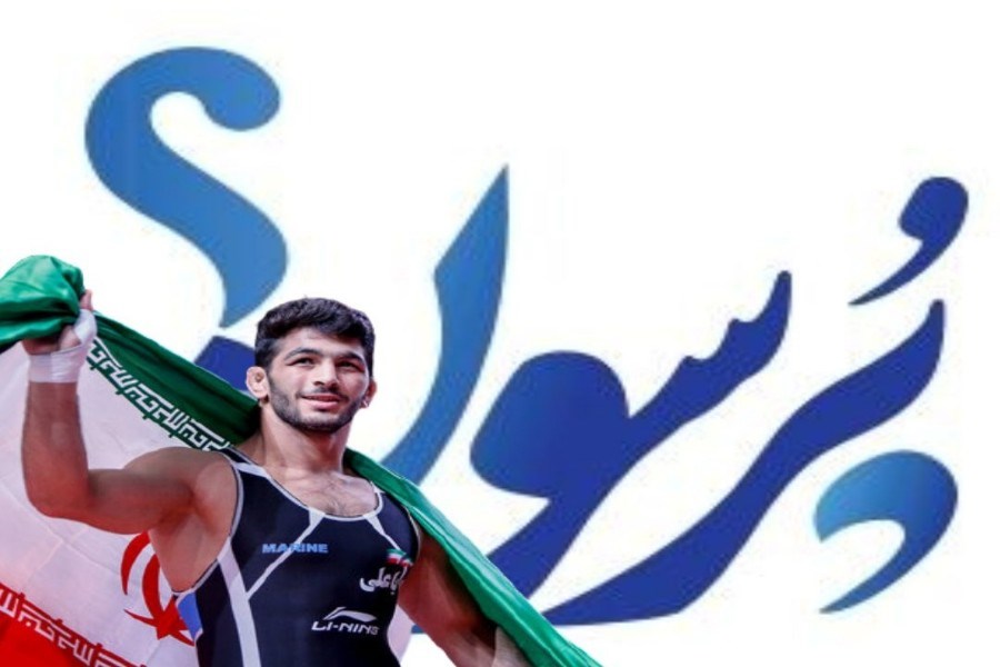 تصویر قرائت سوگند نامه المپیک توسط حسن یزدانی