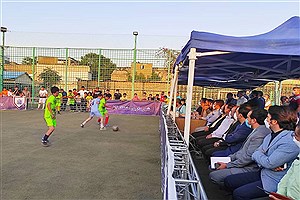 اختتامیه مسابقه فوتبال خیابانی محله امام‌زاده یحیی (ع) در قلب طهران