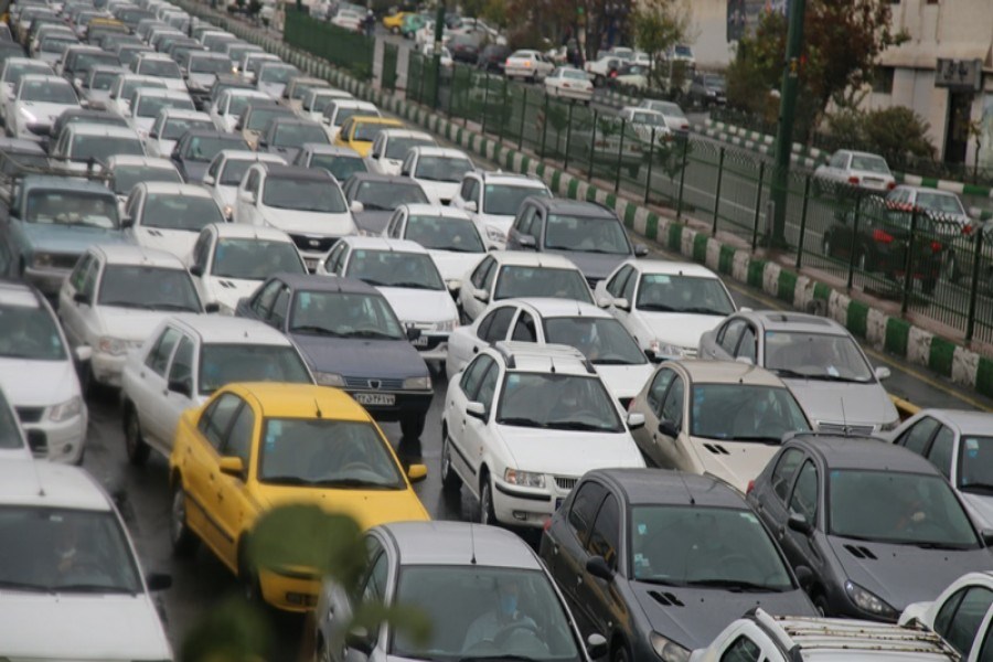 تصویر وضعیت ترافیکی معابر تهران