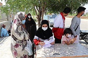 محل استقرار تیم های درمان اضطراری در روستاهای زلزله زده خراسان شمالی