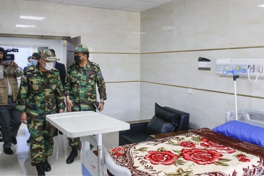تصویر برپایی ۳ بیمارستان در سیستان و بلوچستان در پی دستور فرمانده کل ارتش
