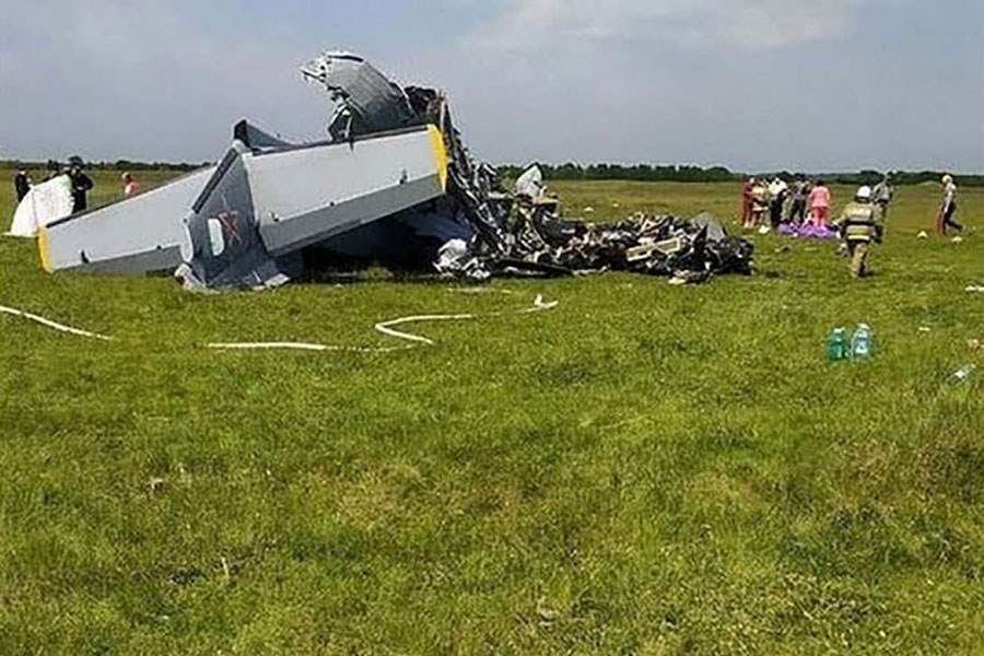 تصویر فرود اضطراری هواپیما منجر به مرگ 7 مسافر شد