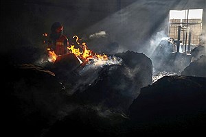 آتش سوزی مرگبار در کارخانه تولید آبمیوه