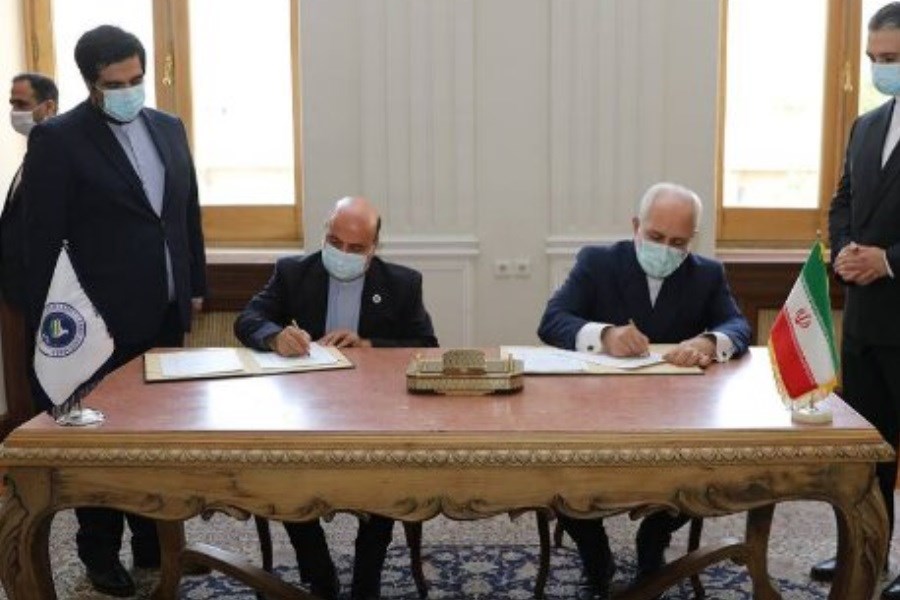 تصویر قرارداد مقر مجمع مجالس آسیایی (آپا) در تهران امضا شد