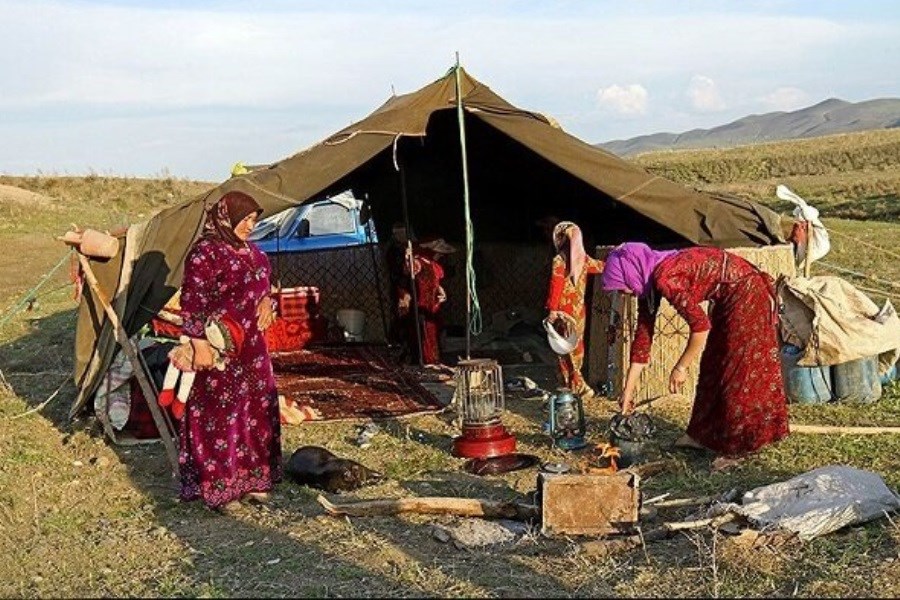 تصویر احتمال برچیده‌شدن چادرهای عشایری کرمان در صورت ادامه خشکسالی