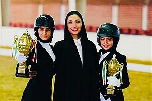 دختران سوارکار نوجوان ایران در مسابقات اوراسیا در مسکو درخشیدند