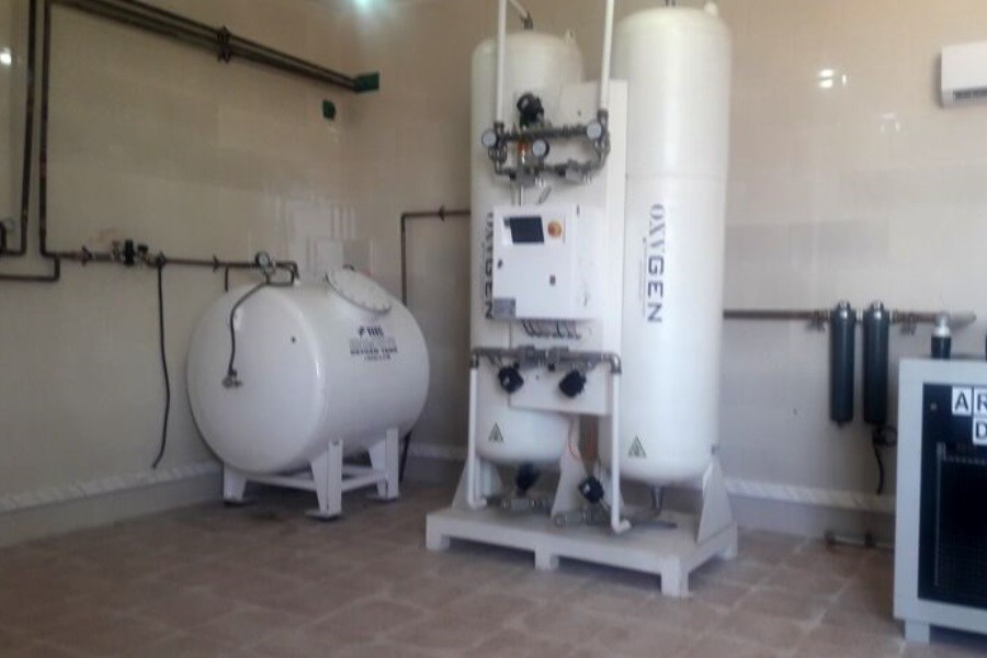 نصب دستگاه اکسیژن ساز ۶۰۰ لیتری در بیمارستان راسک سیستان و بلوچستان
