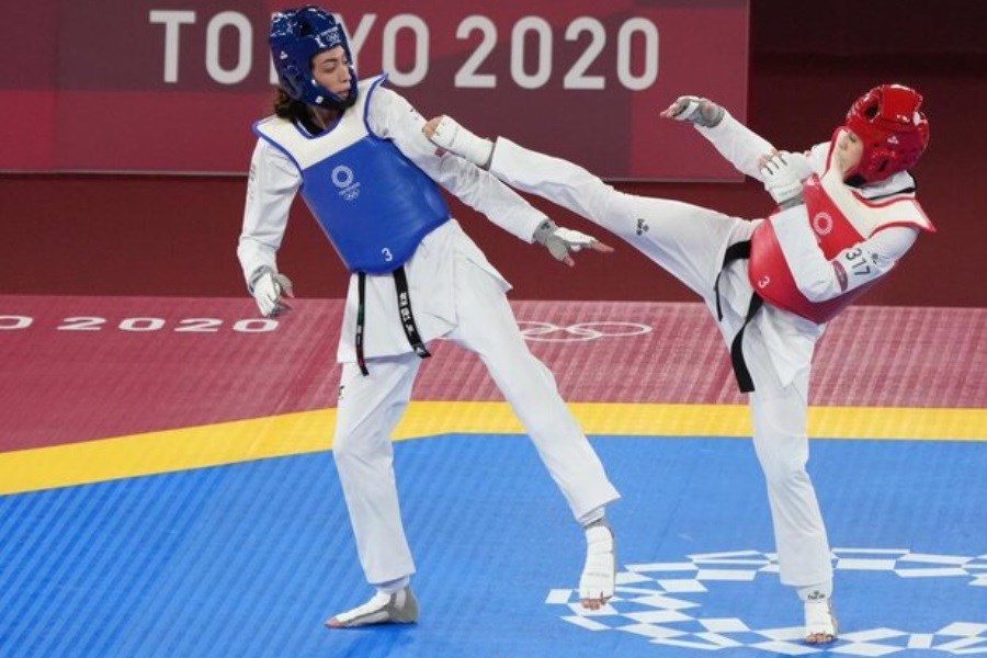 تصویر حواشی رقابت کیمیا علیزاده و ناهید کیانی در المپیک