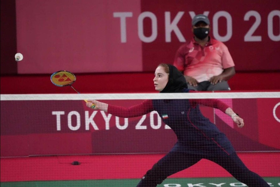 تصویر حذف دختر بدمینتون باز ایران از رقابت‌های توکیو 2020