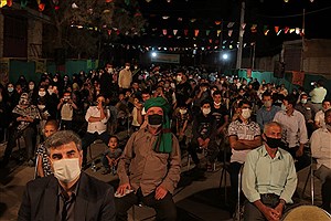 برپایی جشن غدیر شیعه و سنی در محله صدرآباد