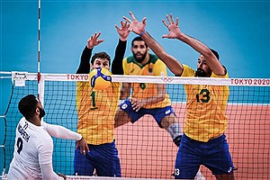 برزیل - فرانسه؛ طولانی‌ترین جنگ والیبالی المپیک