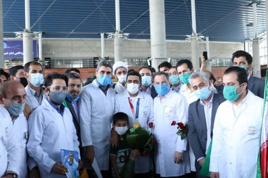 بازگشت گروهی از کاروان المپیکی ایران به تهران