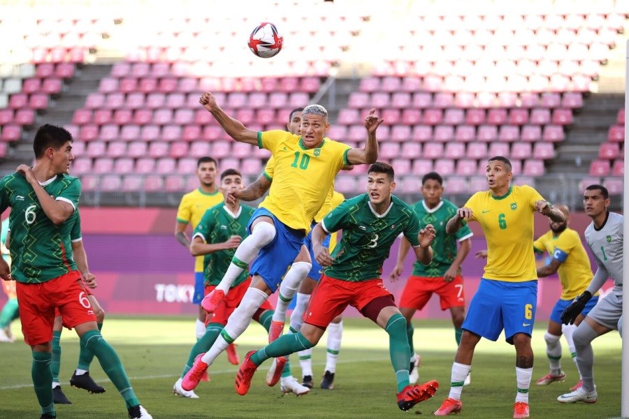 تصویر تیم فوتبال برزیل به فینال رقابت های المپیک راه یافت