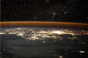 تصویر خیره‌کننده زمین از منظر ایستگاه فضایی بین‌المللی